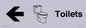 KT13283: Dementia Toilets signs Left