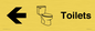 KT13283: Dementia Toilets signs Left