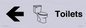 KT13283: Dementia Toilets signs Left
