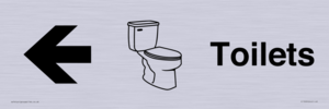 KT13283: Dementia Toilets signs Left