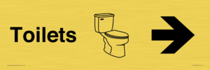 KT13286: Dementia Toilets sign Right