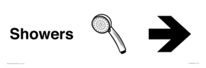 KT13288: Dementia Showers sign Right