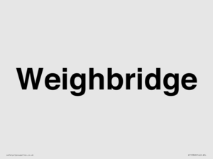 KT13369: Weighbridge