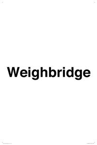 KT13369: Weighbridge