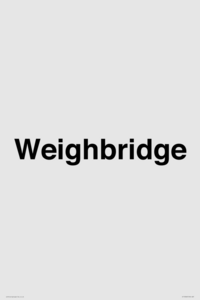 KT13369: Weighbridge