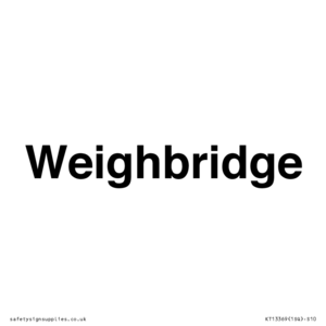 KT13369: Weighbridge
