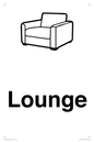 KT14109: Dementia lounge sign