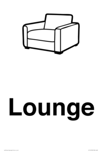 KT14109: Dementia lounge sign