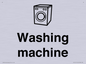 KT14111: Dementia washing machine sign
