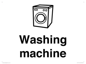 KT14111: Dementia washing machine sign