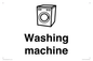 KT14111: Dementia washing machine sign