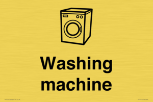 KT14111: Dementia washing machine sign