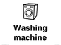 KT14111: Dementia washing machine sign