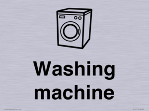 KT14111: Dementia washing machine sign