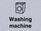 KT14111: Dementia washing machine sign
