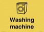 KT14111: Dementia washing machine sign