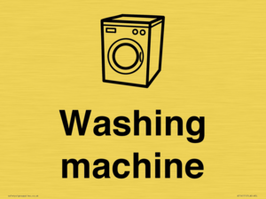 KT14111: Dementia washing machine sign