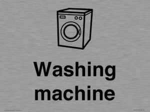 KT14111: Dementia washing machine sign