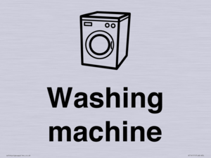 KT14111: Dementia washing machine sign