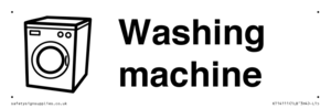 KT14111: Dementia washing machine sign