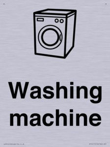 KT14111: Dementia washing machine sign