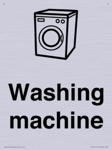KT14111: Dementia washing machine sign