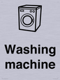 KT14111: Dementia washing machine sign