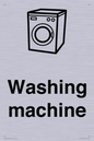 KT14111: Dementia washing machine sign