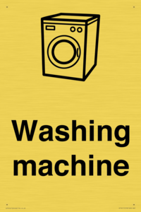 KT14111: Dementia washing machine sign