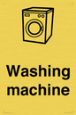 KT14111: Dementia washing machine sign