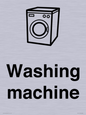 KT14111: Dementia washing machine sign