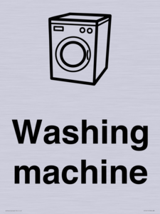 KT14111: Dementia washing machine sign