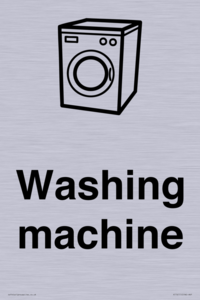 KT14111: Dementia washing machine sign