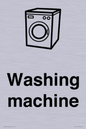 KT14111: Dementia washing machine sign