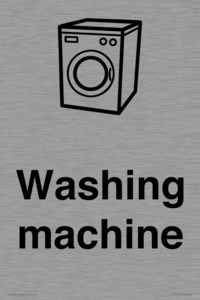 KT14111: Dementia washing machine sign