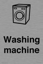 KT14111: Dementia washing machine sign