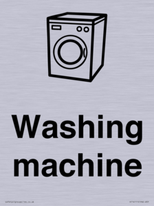 KT14111: Dementia washing machine sign
