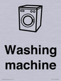 KT14111: Dementia washing machine sign