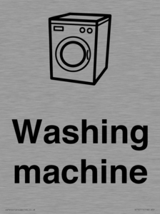 KT14111: Dementia washing machine sign