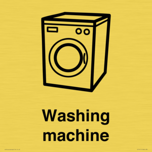 KT14111: Dementia washing machine sign