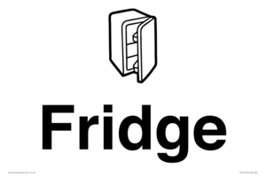 KT14113: Dementia Fridge sign
