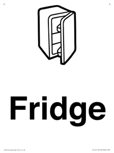 KT14113: Dementia Fridge sign