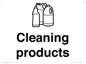 KT14115: Dementia Cleaning products sign