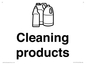 KT14115: Dementia Cleaning products sign