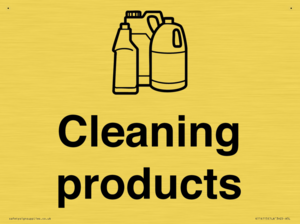 KT14115: Dementia Cleaning products sign