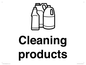 KT14115: Dementia Cleaning products sign