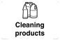 KT14115: Dementia Cleaning products sign