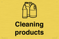 KT14115: Dementia Cleaning products sign