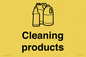 KT14115: Dementia Cleaning products sign