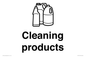 KT14115: Dementia Cleaning products sign